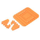 Magic Anti-Slip Non-Slip Mat Car Dashboard Table Sticky Pad Adhesive Mat for iPhone 6 7 Samsung GPS Orange