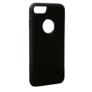 Magic Sticky Mobile Case, Anti Gravity Magical Nano Sticky TPU Back Phone Case Cover For iPhone 7 Black