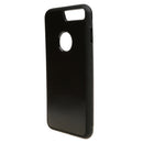 Magic Sticky Mobile Case, Anti Gravity Magical Nano Sticky TPU Back Phone Case Cover For iPhone 7+ 7Plus Black