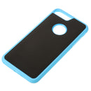 Magic Sticky Mobile Case, Anti Gravity Magical Nano Sticky TPU Back Phone Case Cover For iPhone 7+ 7Plus Blue
