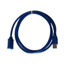 Hi-Speed USB 3.0 Male to Female Cable Extension Cord 1m Blue