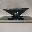 3D Prism Holographic, DIY 3D Holographic Video Play Display Pyramid Box for iPhone Samsung All 3.5-6.5'' Smartphone