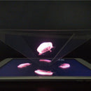 3D Prism Holographic, DIY 3D Holographic Video Play Display Pyramid Box for iPhone Samsung All 3.5-6.5'' Smartphone