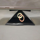 3D Prism Holographic, DIY 3D Holographic Video Play Display Pyramid Box for iPhone Samsung All 3.5-6.5'' Smartphone