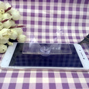 3D Prism Holographic, DIY 3D Holographic Video Play Display Pyramid Box Stand for IOS, Android All 3.5-6.5'' Smartphone Clear