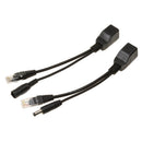 POE Adapter Cable Tape Screened POE Switch Cable POE Splitter Injector Power supply 12V Synthesizer Separator Combiner 2pcs/pair