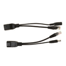 POE Adapter Cable Tape Screened POE Switch Cable POE Splitter Injector Power supply 12V Synthesizer Separator Combiner 2pcs/pair