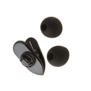 3.5mm Plug Earphone Headset, Metal Earbuds In-ear Headphones Earphones with Mic Cell Phone Headset Bass Cool DJ Stereo Earbuds Black