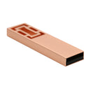 USB Flash Drive 128GB USB 2.0 Metal Memory Stick Pendrive USB Flash Pen Drive Stick USB 2.0 U Disk Rose Gold