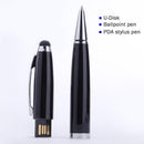 Ballpoint / Stylus Pen Memory Stick, 3 IN 1 Luxury Ballpoint Pen & Touch Screen Pen & USB 2.0 Flash Memory Storage Drive 128GB
