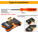 JAKEMY Universal Smart Phone Repair Holder PCB Board Stand Work Station Mobile Phone Fix Tools w/ Screwdrivers for Samsung iPhone 5 6s 6 7 Plus
