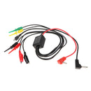 Multimeter Test Lead Kit Alligator Hook Banana Plug Clip Cables For Cell Phone