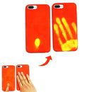 Thermal Sensor Phone Case, Magical Discoloration Thermal Heat Induction Phone Soft Case Red to Fluorescent Green For iPhone 7