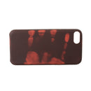 Thermal Sensor Phone Case, Magical Discoloration Thermal Heat Induction Phone Soft Case Black to Red For iPhone 7