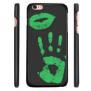 Thermal Sensor Comfortable Lightweight Physical Discoloration Induction Case Cover COMPATIBLE FOR IPhone 7 Black To Green