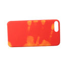 Thermal Sensor Phone Case, Magical Discoloration Thermal Heat Induction Phone Soft Case Red to Fluorescent Green For iPhone 7plus