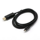 USB 3.1 Type-C to DisplayPort DP Cable Male to Male 1.8m