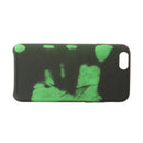 Thermal Sensor Phone Case, Magical Discoloration Thermal Heat Induction Phone Soft Case Black to Green For iPhone 6 6s