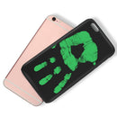 Thermal Sensor Phone Case, Magical Discoloration Thermal Heat Induction Phone Soft Case Black to Green For iPhone 6 6Plus