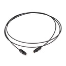 OD2.2 Digital Fiber Optical Audio VCR CD MD DVD TosLink Cable Lead Cord 2m