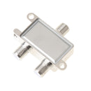 2 Way Coax Cable Splitter Coaxial Cable TV Antenna Satellite Signal Split