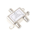 2 Way Coax Cable Splitter Coaxial Cable TV Antenna Satellite Signal Split
