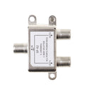 2 Way Coax Cable Splitter Coaxial Cable TV Antenna Satellite Signal Split