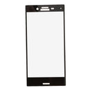 Tempered Glass Film, Ultra Clear Full Coverage 9H Screen Protector Film Tempered Glass Guard for Sony Xperia X Compact Mobile Phone Black