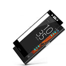 Tempered Glass Film, Ultra Clear Full Coverage 9H Screen Protector Film Tempered Glass Guard for Sony Xperia X Compact Mobile Phone Black