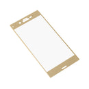 Tempered Glass Film, Ultra Clear Full Coverage 9H Screen Protector Film Tempered Glass Guard for Sony Xperia XZ Mobile Phone Gold