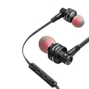 Awei ES 10TY HiFi Metal In-Ear Earphones Super Bass Noise Isolating Earbuds Ergonomic Comfort-Fit Dynamic Earphones Headset for iPhones Samsung PC MP3 MP4 With Mic Black