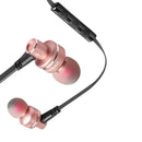 Awei ES 10TY Wired Metal In Ear Headphones, Hifi Metal Heavy Bass Noise Isolating Stereo Bass Headset Earbud Earphones With Mic Rose Gold