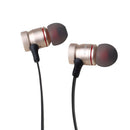Awei ES-70TY Universial Earphone 3.5mm Heavy Bass Wired Metal Headphones Headset With Microphone For Samsung For iPhone Xiaomi Gold