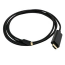 USB C Type C to HDMI Cable, Ultra HD 6 Feet USB Type C to HDMI Cable 4K*2K HD Resolution 1.8m / 6 Feet for Apple The New Macbook/ Chromebook Pixel Black
