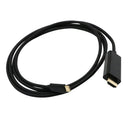 USB C Type C to HDMI Cable, Ultra HD 6 Feet USB Type C to HDMI Cable 4K*2K HD Resolution 1.8m / 6 Feet for Apple The New Macbook/ Chromebook Pixel Black