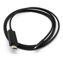 USB C Type C to HDMI Cable, Ultra HD 6 Feet USB Type C to HDMI Cable 4K*2K HD Resolution 1.8m / 6 Feet for Apple The New Macbook/ Chromebook Pixel Black