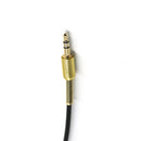3.5mm Auxiliary Audio Jack to Jack Cable 90 Degree Right Angle for iPhone, iPod, iPad, Samsung,Smartphones & Tablets and Speakers,24K Gold Plated Male to Male 3FT Black
