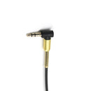 3.5mm Auxiliary Audio Jack to Jack Cable 90 Degree Right Angle for iPhone, iPod, iPad, Samsung,Smartphones & Tablets and Speakers,24K Gold Plated Male to Male 3FT Black
