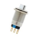 19mm 3 position Self-locking Knob Head Stainless Steel Power switch