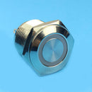 16mm Resetable Flat Head Stainless Steel Power switch