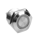 16mm Resetable Flat Head Stainless Steel Power switch