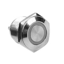 16mm Resetable Flat Head Stainless Steel Power switch