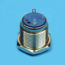 16mm Resetable Flat Head Stainless Steel Power switch