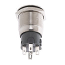 19mm Falt Head Self-locking Resetable Stainless Steel Power Switch