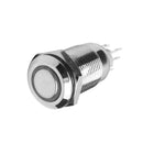 12mm 36V Falt Head Self-locking Stainless Steel Power switch