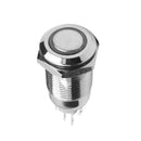 12mm 36V Falt Head Self-locking Stainless Steel Power switch