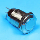 16mm Falt Head Self-locking Resetable Stainless Steel Power switch
