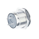 19mm Self-locking Flat Head Stainless Steel Power Switch 1NO
