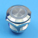 19mm Self-locking Flat Head Stainless Steel Power Switch 1NO