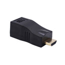 HDMI RJ45 CAT5E CAT6 UTP LAN Ethernet HDMI Extender Repeater 1080P Hard Plastic HDMI To RJ45 Network Cable Extender For HDTV